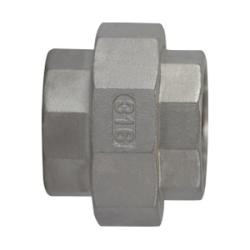 Midland Metal 62609 Union, 2-1/2-in Female NPT x 2-1/2-in Female NPT, Stainless Steel, 150 lb