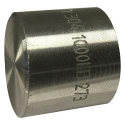 Midland Metal 63472B1 Barstock Cap, 3/8 in FPT, Stainless Steel, 1000 lb