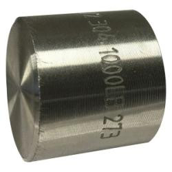 Midland Metal 63474B1 Barstock Cap, 3/4 in FPT, Stainless Steel, 1000 lb