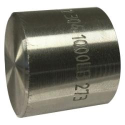 Midland Metal 63475B1 Barstock Cap, 1 in FPT, Stainless Steel, 1000 lb