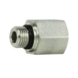 Midland Metal 6405O612 Male O-Ring to Female Pipe Adapter, 3/8-in Male O-Ring Boss x 3/4-in Female NPTF, Steel
