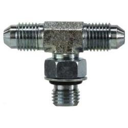 Midland Metal 6803NWO24 Branch Tee, 1-1/2-in Male JIC x 1-1/2-in Male JIC x 1-1/2-in Male Adjustable O-Ring Boss
