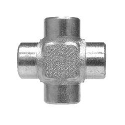 STAINLESS ADAPTERS SS5652-12-12-12-12 Female Pipe Cross, 3/4-in Female NPTF x 3/4-in Female NPTF x 3/4-in Female NPTF x 3/4-in Female NPTF