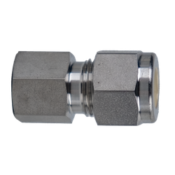 Midland Metal Mid-Lok Mid-Lok SSC240544 Female Pipe Adapter, 1/4-in Tube x 1/4-in Female NPT, Stainless Steel