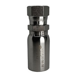 STAINLESS ADAPTERS HY Series SSHY-12-12FJ Straight Swivel Adapter, 3/4-in Hose x 3/4-in Female JIC Swivel, 316 Stainless Steel