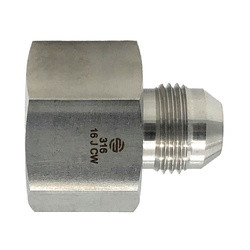 STAINLESS ADAPTERS SS2406-10-10 Reducer/Expander, 5/8-in Female JIC x 5/8-in Male JIC, Stainless Steel