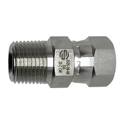 STAINLESS ADAPTERS SS6505-32-32 Swivel Adapter, 2-in Male NPTF x 2-in Female JIC Swivel, Stainless Steel