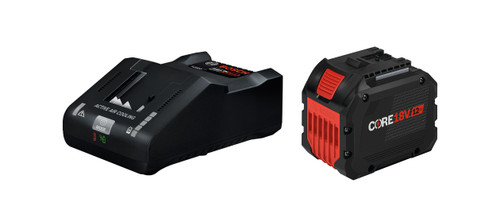 Bosch GXS18V-32N112 18V Starter Kit with (1) CORE18V 12 Ah High Power Battery and (1) 18V 16 Amp Battery Turbo Charger