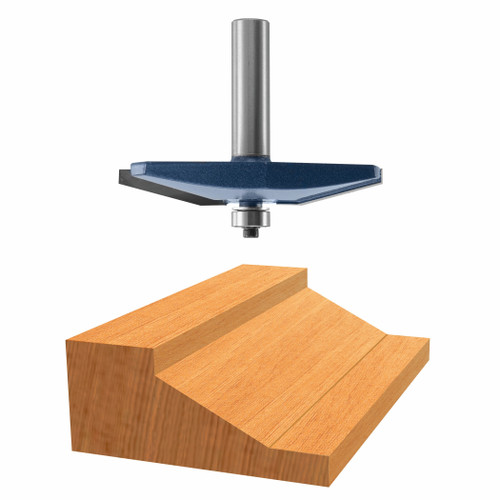 Bosch 85639M 3-3/8 In. x 1/2 In. Carbide Tipped Traditional Raised Panel Bit