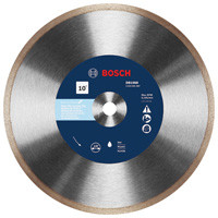 Bosch DB1069 10 In. Rapido Premium Continuous Rim Diamond Blade for Glass Tile