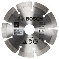 Bosch DB564S 5 In. Standard Segmented Rim Diamond Blade for Hard Materials