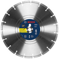 Bosch DB1441C 14 In. Premium Segmented Rim Diamond Blade for Universal Rough Cuts