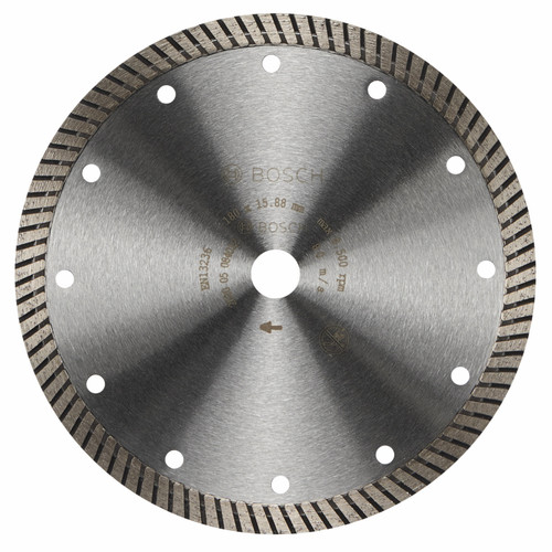 Bosch DB766P 7 In. Specialized Turbo Rim Diamond Blade for Porcelain