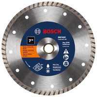 Bosch DB742C 7 In. Premium Turbo Rim Diamond Blade for Smooth Cuts