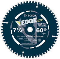 Bosch DCB760B5 5 pc. 7-1/4 In. 60 Tooth Edge Circular Saw Blades for Extra-Fine Finish (Bulk)