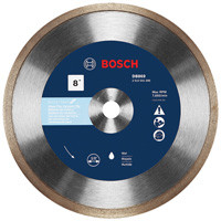 Bosch DB869 8 In. Rapido Premium Continuous Rim Diamond Blade for Glass Tile