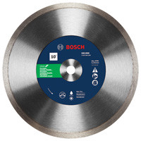 Bosch DB1066 10 In. Rapido Premium Continuous Rim Diamond Blade for Porcelain Tile