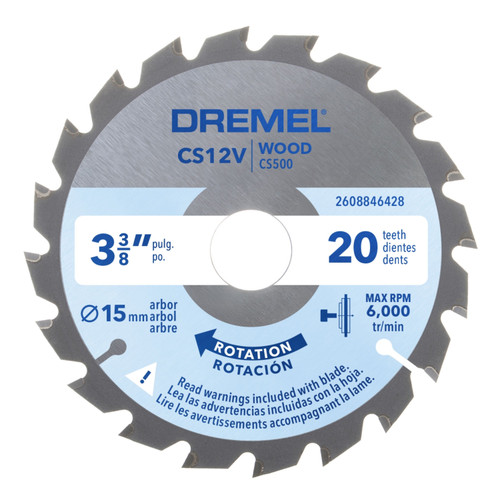 Dremel CS500 Blueprint Wood for Carbide Compact Saw Blade
