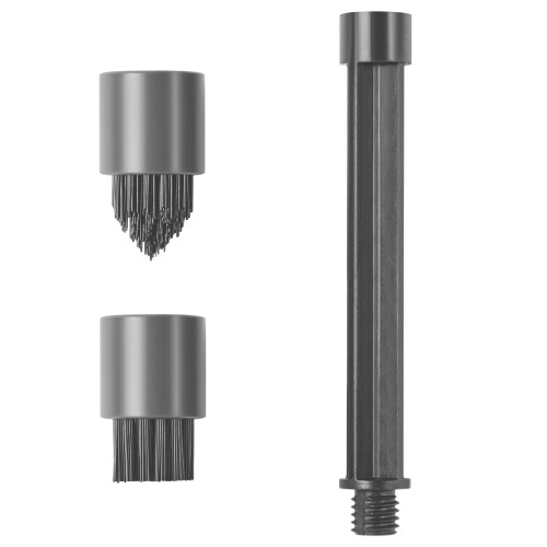 Dremel PC370-2 Detail Brushes = 1 Flat Brush + 1 Conical Brush + 1 Extension (4 Inch Long)