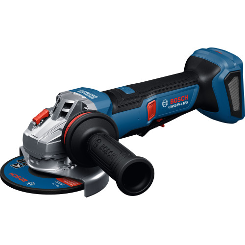 Bosch GWS18V-11PSN 18V Brushless 4-1/2  5 In. Angle Grinder with No Lock-On Paddle Switch (Bare Tool)