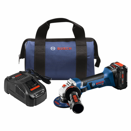 Bosch GWS18V-45B15 18V 4-1/2 In. Angle Grinder Kit with (1) CORE18V 4.0 Ah Compact Battery