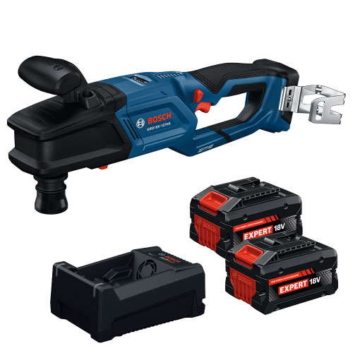 Bosch GRD18V-127HXB26X 18V 7/16 Inch High Torque Right Angle Drill Kit With 2 6ah Batteries and Multi-Voltage Charger