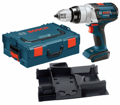 Bosch HDH181BL 18V Brute Tough 1/2 In. Hammer Drill/Driver with L-Boxx Carrying Case