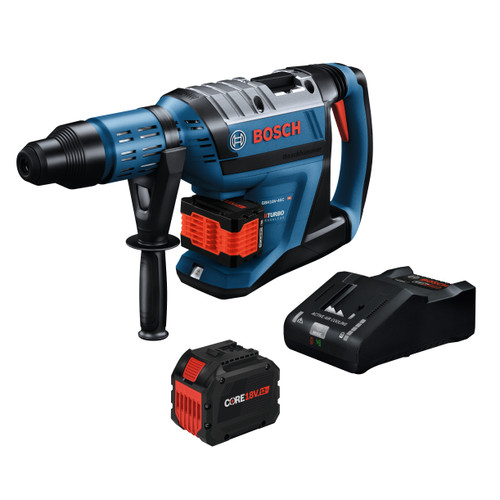Bosch GBH18V-45L212 PROFACTOR 18V SDS-max 1-7/8 In. Rotary Hammer with (2) CORE18V 12 Ah High Power Batteries