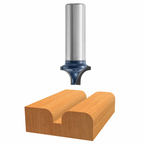 Bosch 85471M 1/4 In. x 1/2 In. Carbide Tipped Plunge Roundover Bit