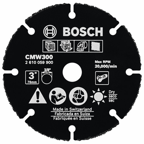 Bosch CMW300 3 In. Carbide Multi-Wheel