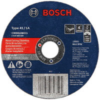Bosch CWDG1M415 4 In. x .045 In. 5/8 In. Arbor Type 1A 46 Grit Metal Cutting Grinding Wheel
