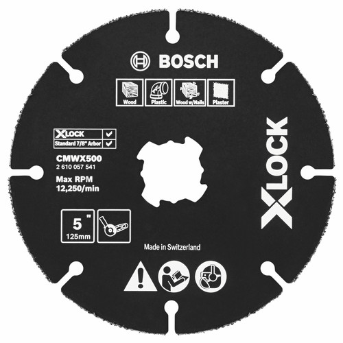 Bosch CMWX500 5 In. X-LOCK Carbide Multi-Wheel