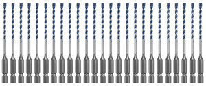 Bosch HCBG01B25T 25 pc. 1/8 In. x 4 In. BlueGranite Turbo Carbide Hammer Drill Bits