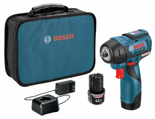 Bosch PS82-02 12V Max EC Brushless 3/8 In. Impact Wrench Kit