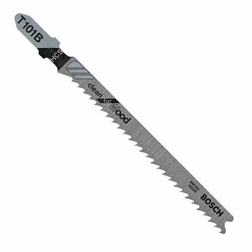 Bosch T101B100 100 pc. 4 In. 10V TPI Clean Wood Cutting T-Shank Jig Saw Blades