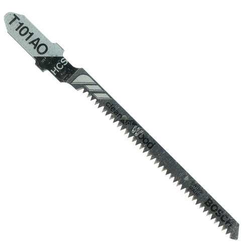 Bosch T101AO100 100 pc. 3-1/4 In. 20 TPI Clean for Wood T-Shank Jig Saw Blades