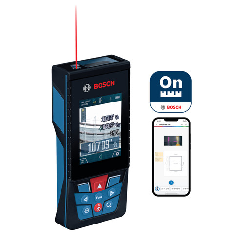Bosch GLM400C BLAZE Outdoor 400 Ft. Connected Laser Measure with Camera Viewfinder