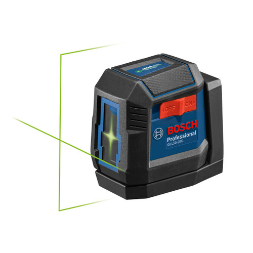 Bosch GLL50-20GL Green-Beam Self-Leveling Cross-Line Laser with (1) 3.7V 1.0 Ah Battery