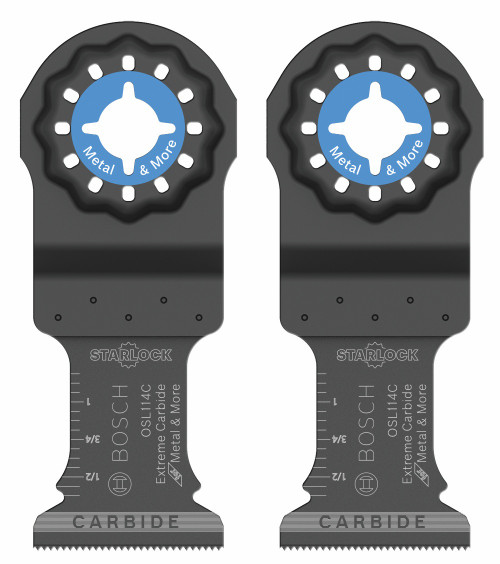 Bosch OSL114C-2 1-1/4 In. Starlock Oscillating Multi Tool Carbide Plunge Cut Blade 2 pk.