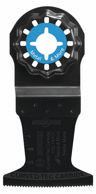 Bosch OSL134CC 1-3/4 In. Starlock Oscillating Multi-Tool Curved-Tec Carbide Extreme Plunge Blade