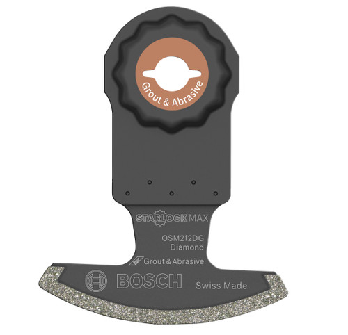 Bosch OSM212DG 2-1/2 In. StarlockMax Oscillating Multi Tool Diamond Grit Segmented Saw Blade