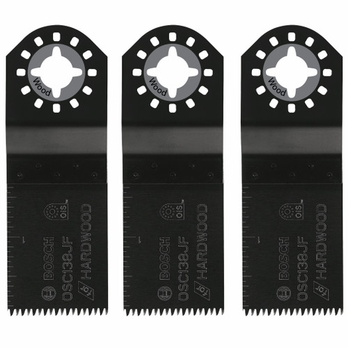 Bosch OSC138JF-3 1-1/4 In. Multi-Tool Plunge Cut Blade 3 Pk.