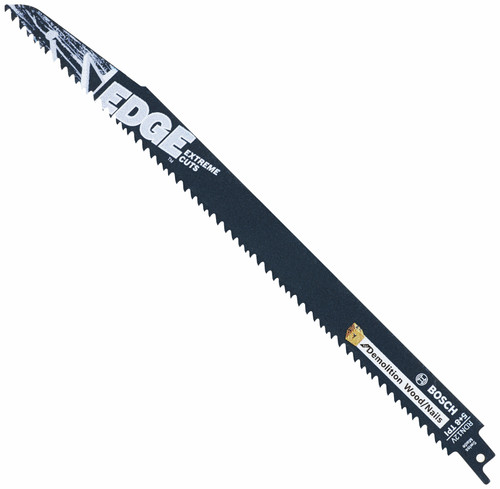 Bosch RDN12V-25B 25 pc. 12 In. 5/8 TPI Edge Reciprocating Saw Blades for Wood/Nail Demolition (Bulk Pack)
