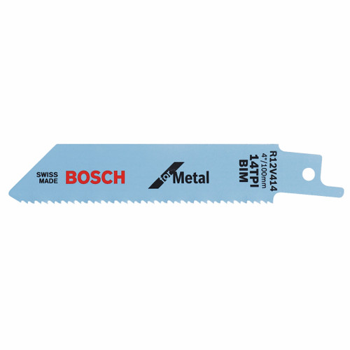 Bosch R12V414 5 pc. 4 In. 14 TPI Metal Reciprocating Saw Blade