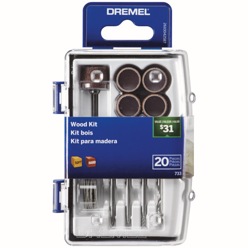 Dremel 733-01 20-Piece Wood Working Accessory Kit