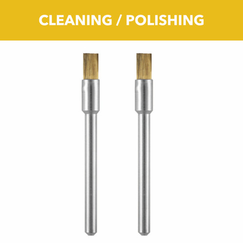 Dremel 537-02 1/8 In. Brass Brushes