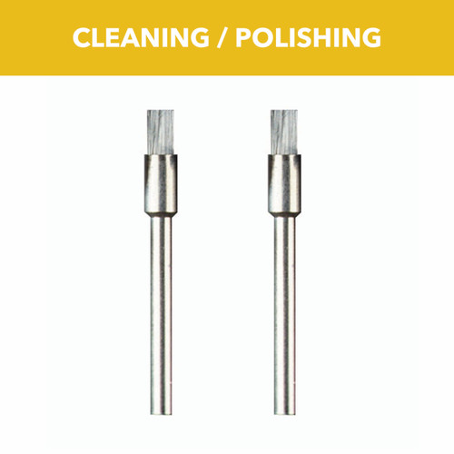 Dremel 443-02 1/8 In. Carbon Steel Brushes
