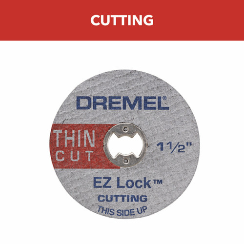 Dremel EZ409 1-1/2 In. (38.1 mm) EZ Lock Cut-Off Wheel