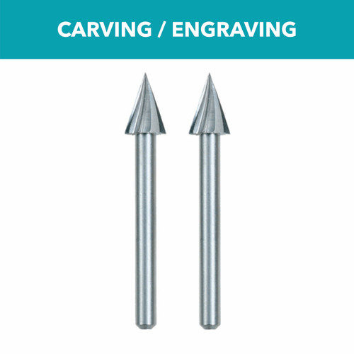 Dremel 125 1/4 In. (6.4 mm) Carving Bits