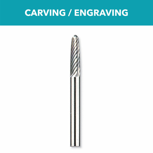 Dremel 9910 1/8 In. Tungsten Carbide Carving Bit